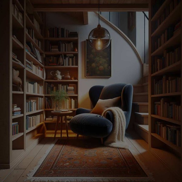 How Can You Create a Cozy Reading Spot Under a Staircase Nook?
